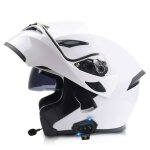Casque de moto modulable bluetooth intgrhomme et femme adultescasques modulables double visire lentille ...
