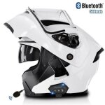 Casque moto modulable bluetooth casques modulables casque de moto scooter avec anti - bu�e visi�re pour ...