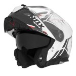 Casque moto modulable nox n967 synchro - blanc - m (57 / 58 cm)