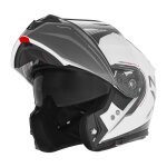 Casque moto modulable nox n968 tomak - blanc - 2xl (63 / 64 cm)