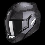 Casque moto modulable scorpion exo - tech evo carbon solid ece 22 - 06 - xl