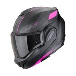 Casque moto modulable scorpion exo - tech evo socius - noir - m (57 / 58 cm)