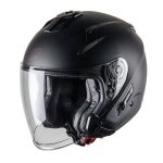Motoblouz soddy casque de moto jet avec visire solaire homologu ece 22. 06 black casque scooter motoblouz ...