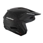 Casque moto trial hebo htr c02 carbon forged mate