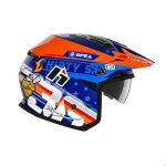 Casque moto trial avec visière hebo htr - p01 v6 t Casque moto trial avec visière hebo htr - p01 v6 t