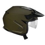 Casque moto trial avec visi�re hebo htr - p01 v6 mono duo mate