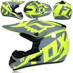 Casques de motocross ecelen casques de course - jaune fluo Casques de motocross ecelen casques de course - jaune fluo