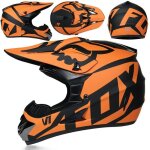Casques de motocross ecelen casques de course - orange mat Casques de motocross ecelen casques de course - orange mat
