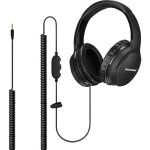 Casque moxking 19. 5 ft filaire pour tv / pc avec contrle du volume cble spiral aux 35 mm idal personnes ...