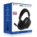 Casque pc corsair gaming void sans fil carbon playstation