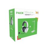 Casque pc razer pack blackshark v2 x blanc - filaire esports multiplateforme microphone cardioide rz04 ...