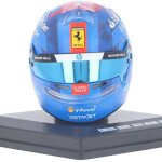 Casque du pilote carlos sainz - gp de miami 2024 casque 1:5