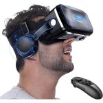 Casque de r�alit� virtuelle avec contr�leur et casque pour enfants et adultesjeux vid�o 3densemble de ...