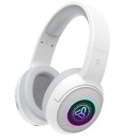 Casque sans fil bluetooth 5. 4 pliable hifi stro micro intgr autonomie de 40h blanc