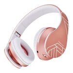 Casque sans fil - powerlocus - p2 - bluetooth - autonomie 20h - or rose