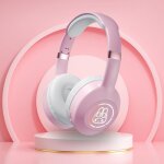 Casque sans fil - sanrio - kuromi - bluetooth - micro - rose