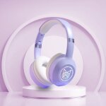 Casque sans fil - sanrio - kuromi - bluetooth - violet - micro intgr