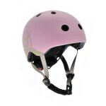 Casque scoot & ride rose - mixant design et scurit - marque scoot & ride - pour bb - trottinette