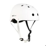 Casque de skate - nils extreme - mtw001 - technologie out - mold - ajustable - couleur blanc