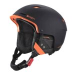Casque de ski noir mixte cairn reveal mat fire