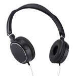 Casque stro filaire - hifi - compact pliable - noir - sur - oreille - jack 35mm