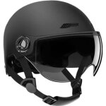 Casque trottinette electrique - marque - modle - noir - abs ponge - trottinette - adulte - homme