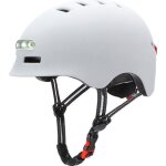 Casque de vlo pour adultes homme / femme avec lumire led usb rechargeable ? lger et confortable ? ...