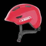 Casque vlo enfant - abus - smiley 3. 0 - rouge - in - mold - ajustement prcis