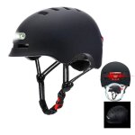 Casque de v�lo ou scooter �lectrique avec voyant rouge + feu avant blanc casque vtt wovte patins l�ger ...