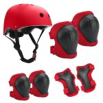 Casque vlo sets de protection enfant de 3 - 8 ans genouillres coudires protge - poignets rglables ...
