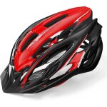 Casque de v�lo shinmax avec visi�re amovible et lumi�re led l�ger et r�glable 57 - 62 cm