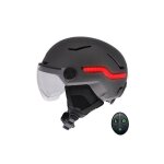 Casque vélo tnb urban moov - led feu de freinage automatique avec visiere & caches - oreilles taille ... Casque vélo tnb urban moov - led feu de freinage automatique avec visiere & caches - oreilles taille ...