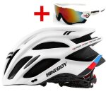 Casque de vlo vtt ultralgerpour hommes et femmesspcial pour le sport - white and glasses
