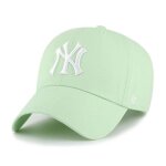 Casquette - 47 brand - clean up - new york yankees - vert - 100% coton - d�contract�e