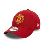 Casquette 9forty - new era - manchester united fc - bordeaux - mixte - taille unique