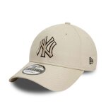 Casquette 9forty - new era - new york yankees - beige / noir - style urbain - adulte femme