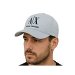 Casquette armani exchange homme baseball kaki coton