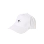 Casquette armani exchange homme heritage blanc coton