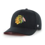 Casquette de baseball - 47brand - nhl hitch - logo chicago blackhawks - coupe classique - noir