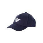 Casquette de baseball brode daigle - emporio armani - homme - bleu
