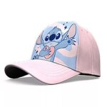 Casquette de baseball enfant disney lilo et stitch rose