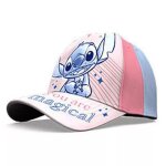 Casquette de baseball enfant disney lilo et stitch - rose et bleu - coton - décontractée Casquette de baseball enfant disney lilo et stitch - rose et bleu - coton - décontractée