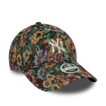 Casquette de baseball - new era - new york yankees 9twenty - floral noir - femme - strapback