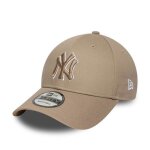 Casquette de baseball - new era - new york yankees outline 9forty - beige - textile - adulte femme
