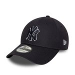 Casquette de baseball - new era - new york yankees outline 9forty - bleu marine - mixte - �t�