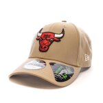 Casquette beige / rouge homme new era the league chicago bulls
