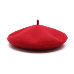 Casquette - bret - design classique et lgant - pour hommes et femmes - rouge
