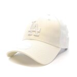 Casquette blanche mixte new era tonal satin 9forty