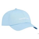 Casquette bleue pour homme calvin klein jeans en coton biologique
