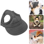 Casquette dextrieur pour animaux de compagnie chapeau de voyage dt  rayures rglables avec trous ...